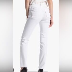 LEVI’S 712 Slim Women Jeans In White | 28